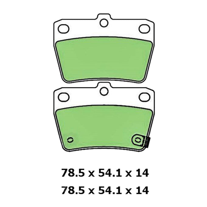 Protex Ultra 4WD Brake Pads DB1680F