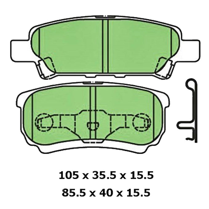 Protex Ultra Ceramic Disc Pads DB1686CP