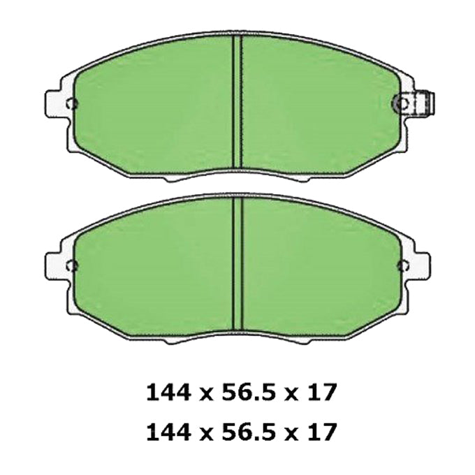 Protex Ultra Ceramic Disc Pads DB1688CP