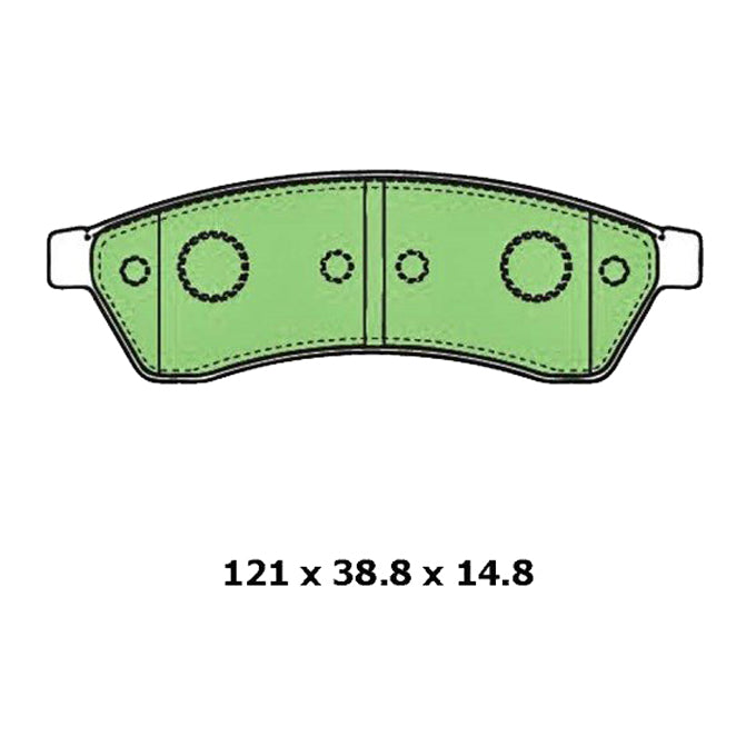 Protex Blue Disc Pads DB1689B