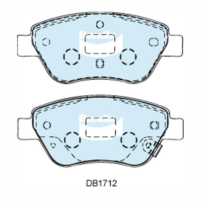 Bendix GCT Disc Pads DB1712GCT