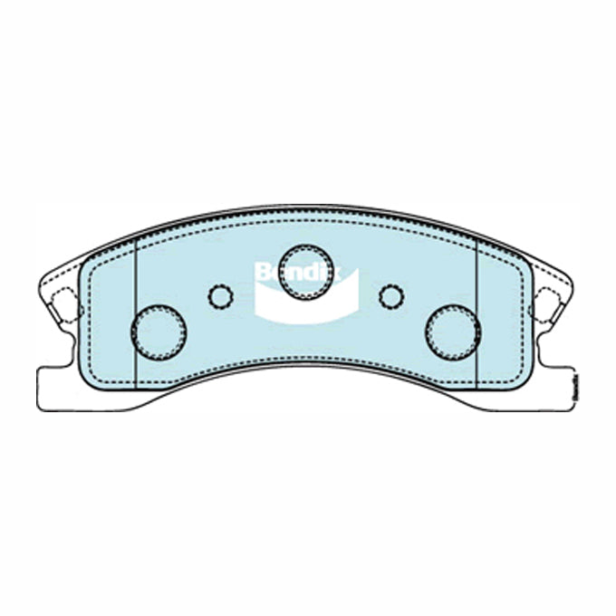 Bendix Heavy Duty Disc Pads DB1716HD
