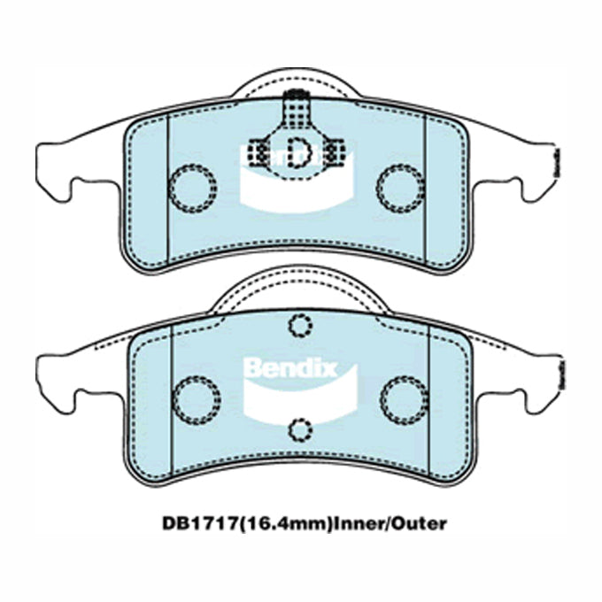 Bendix 4WD Disc Pads DB1717-4