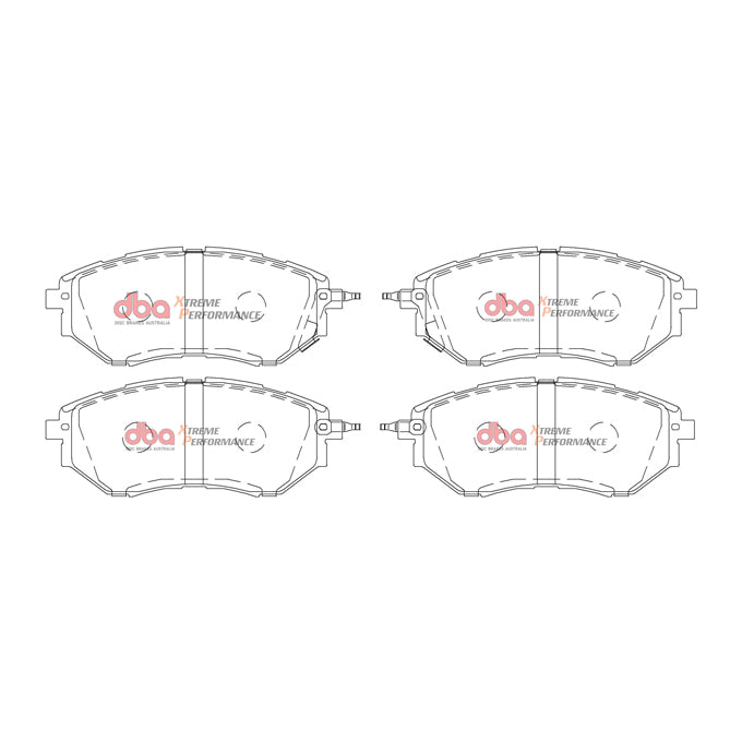 DBA Xtreme Performance Disc Pads DB1722XP