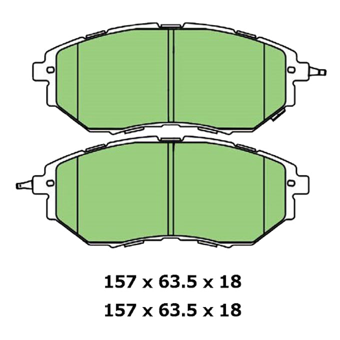 Protex Ultra Ceramic Disc Pads DB1722CP