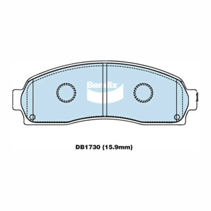 Bendix 4WD Disc Pads DB1730-4