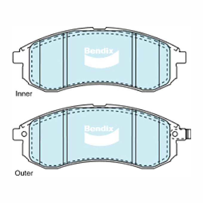 Bendix 4WD Disc Pads DB1738-4