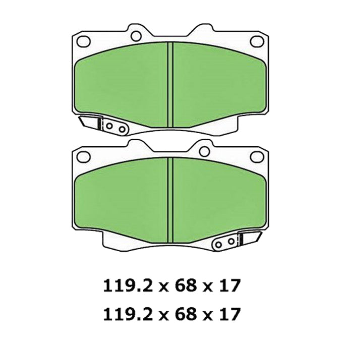 Protex Ultra Ceramic Disc Pads DB1739CP