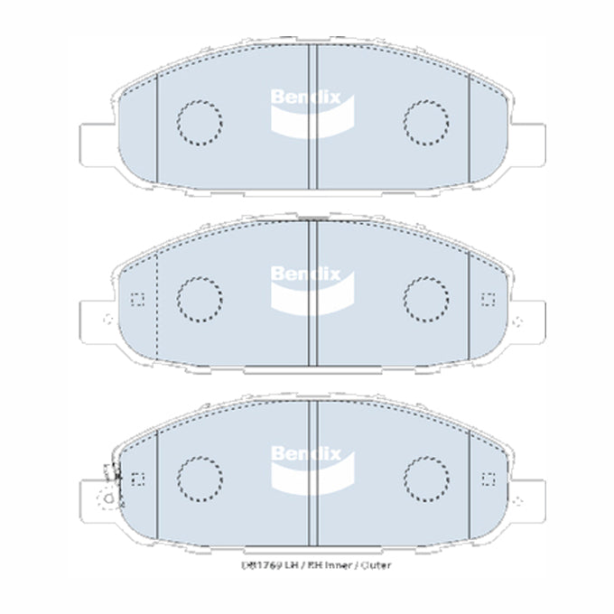 Bendix Heavy Duty Disc Pads DB1769HD