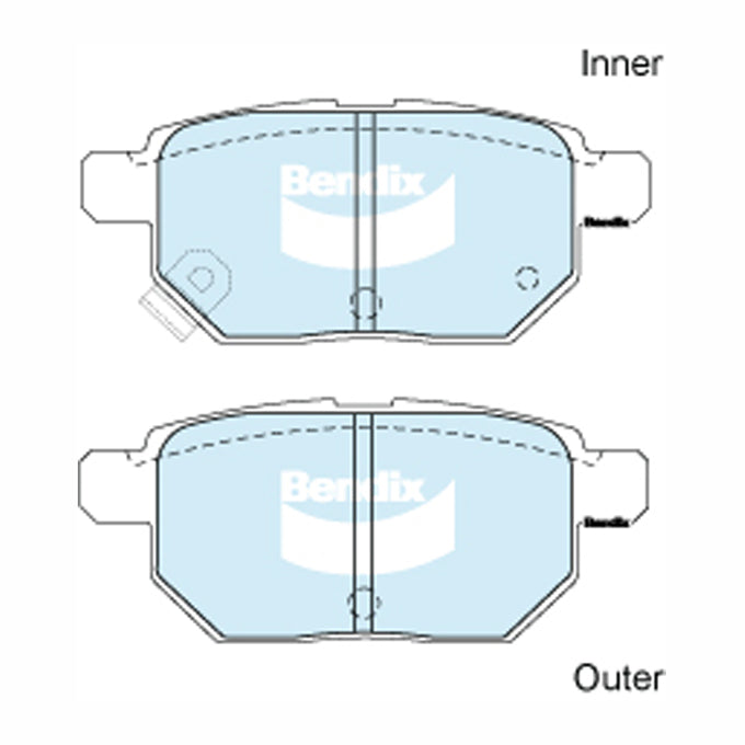 Bendix EV-Hybrid Disc Pads DB1786EV