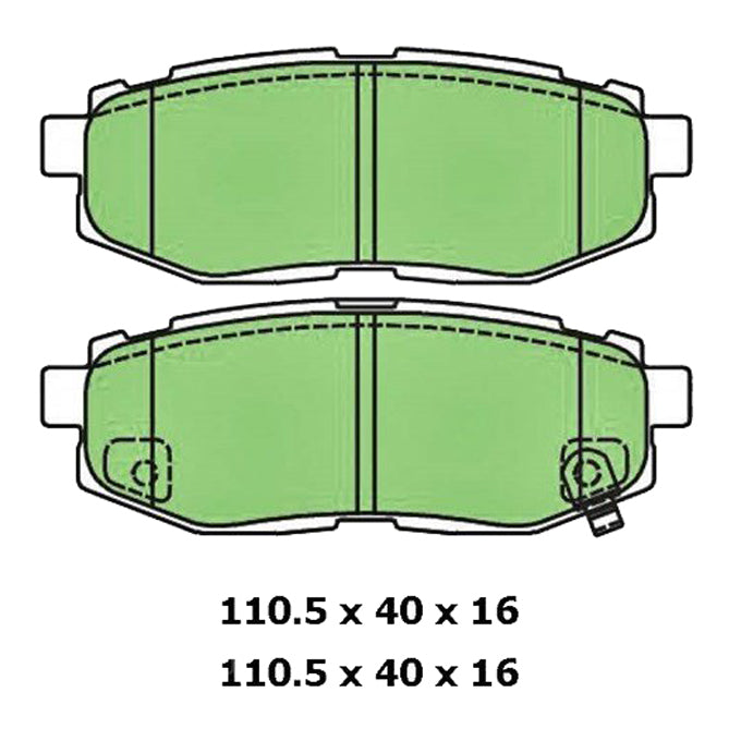 Protex Blue Disc Pads DB1789B