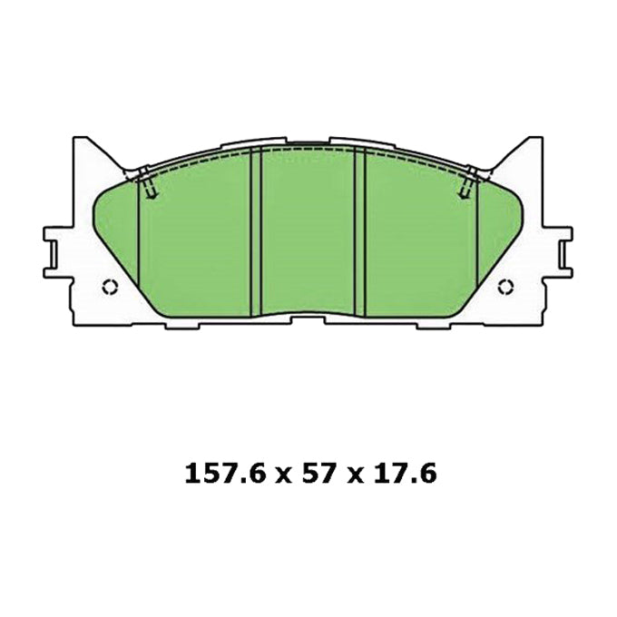 Protex Blue Disc Pads DB1800B