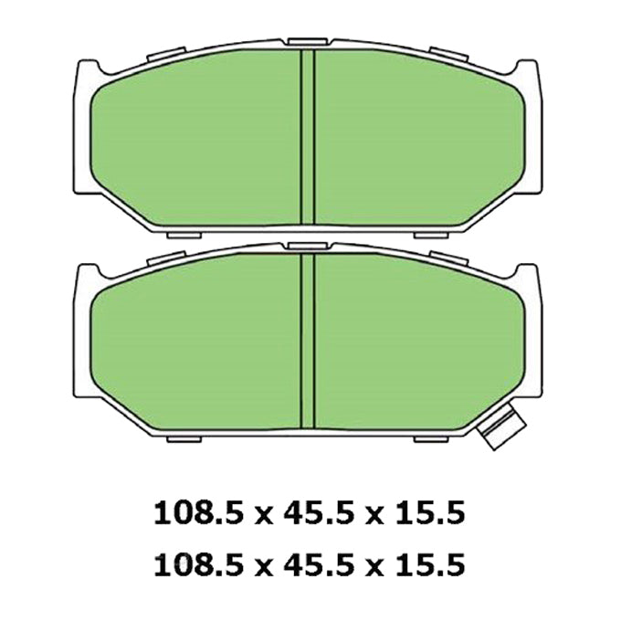 Protex Ultra Ceramic Plus Disc Pads DB1818UP
