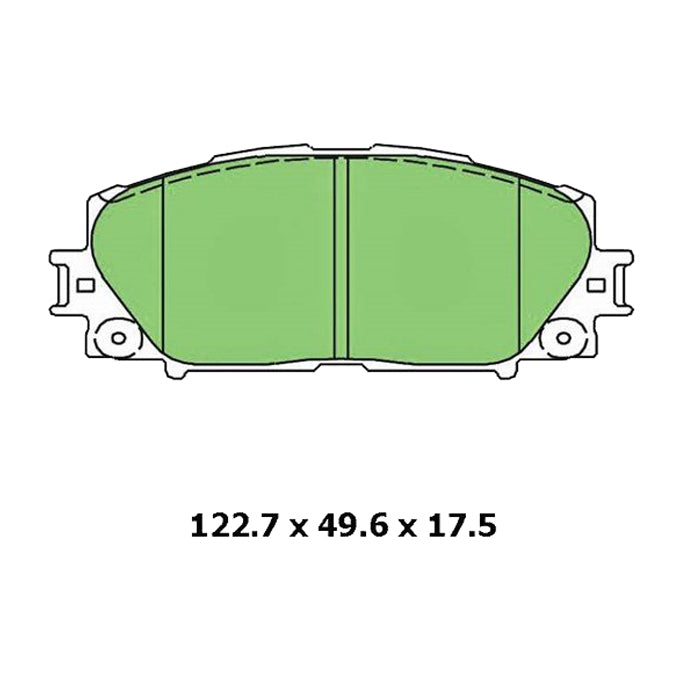 Protex Blue Disc Pads DB1820B