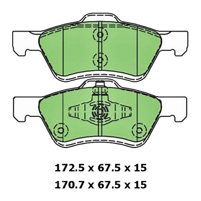 Protex Ultra 4WD Brake Pads DB1821F