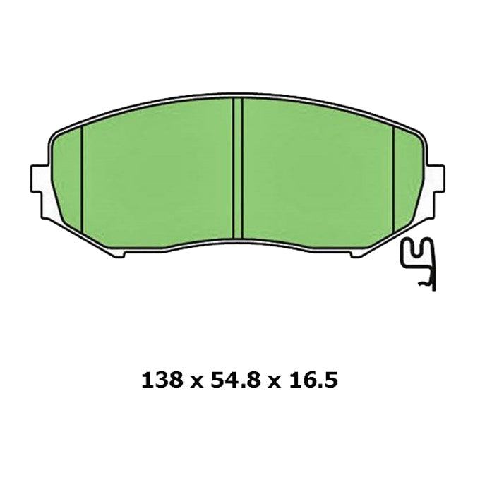 Protex Blue Disc Pads DB1842B