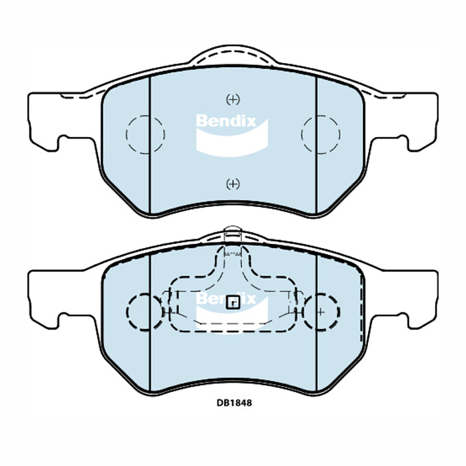 Bendix Heavy Duty Disc Pads DB1848HD
