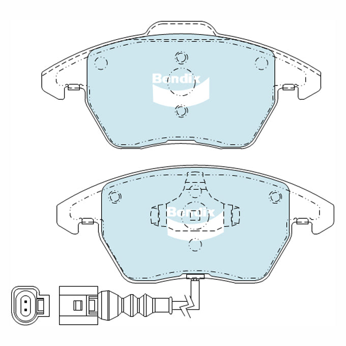 Bendix Euro+ Disc Pads DB1849EU
