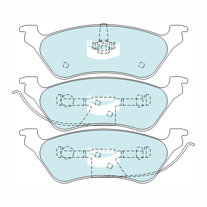 Bendix Heavy Duty Disc Pads DB1853HD