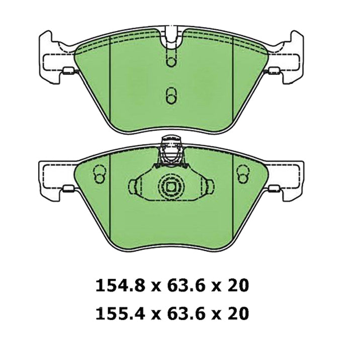 Protex Blue Disc Pads DB1856B