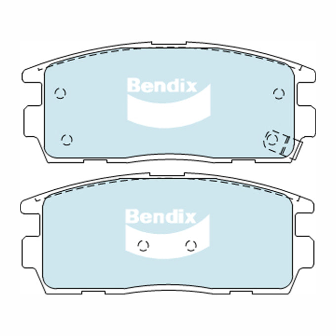 Bendix Heavy Duty Disc Pads DB1862HD