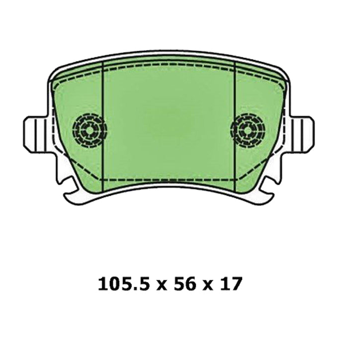 Protex Ultra Ceramic Disc Pads DB1865CP