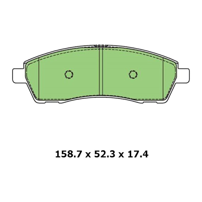Protex Ultra Ceramic Disc Pads DB1891CP
