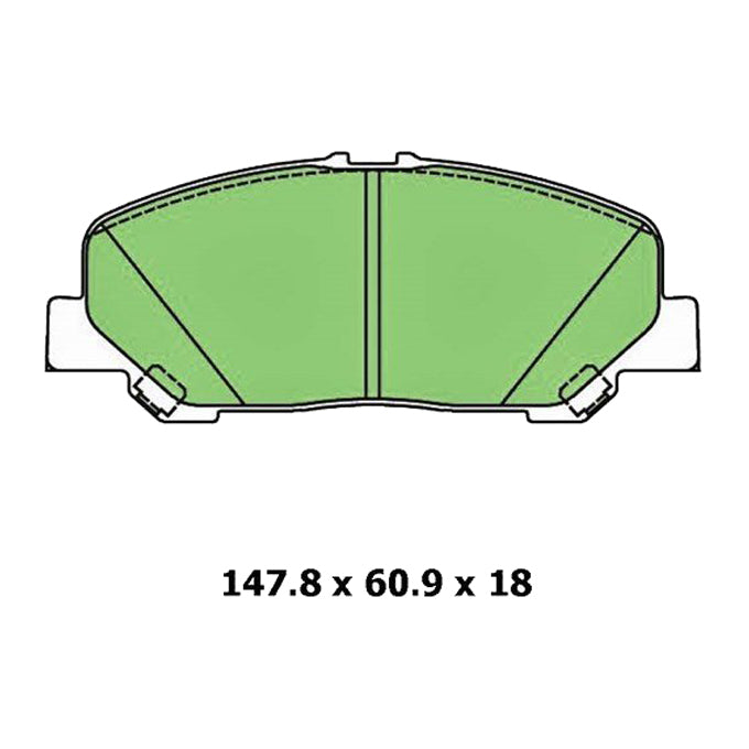 Protex Blue Disc Pads DB1913B