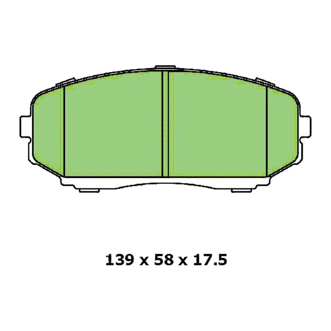 Protex Ultra 4WD Brake Pads DB1916AF