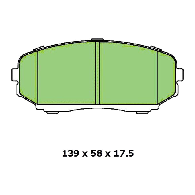 Protex Ultra Ceramic Disc Pads DB1916CP