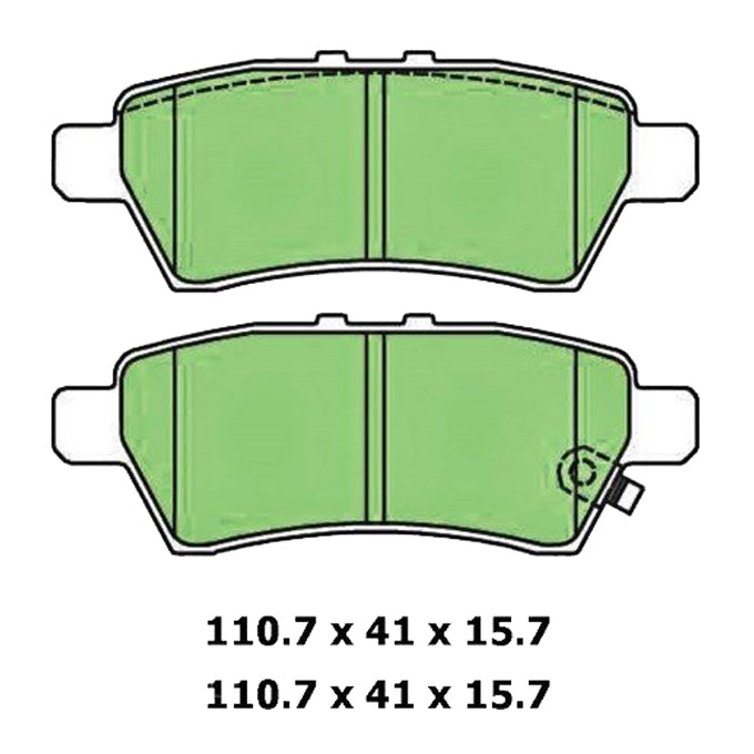 Protex Ultra Ceramic Disc Pads DB1919CP