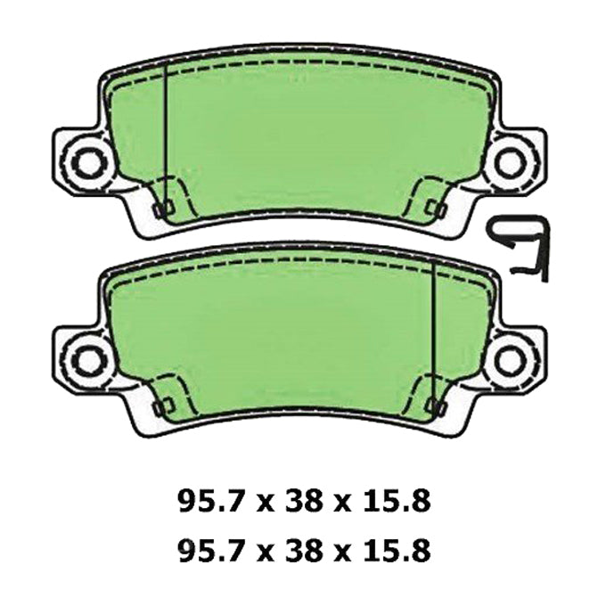 Protex Blue Disc Pads DB1920B