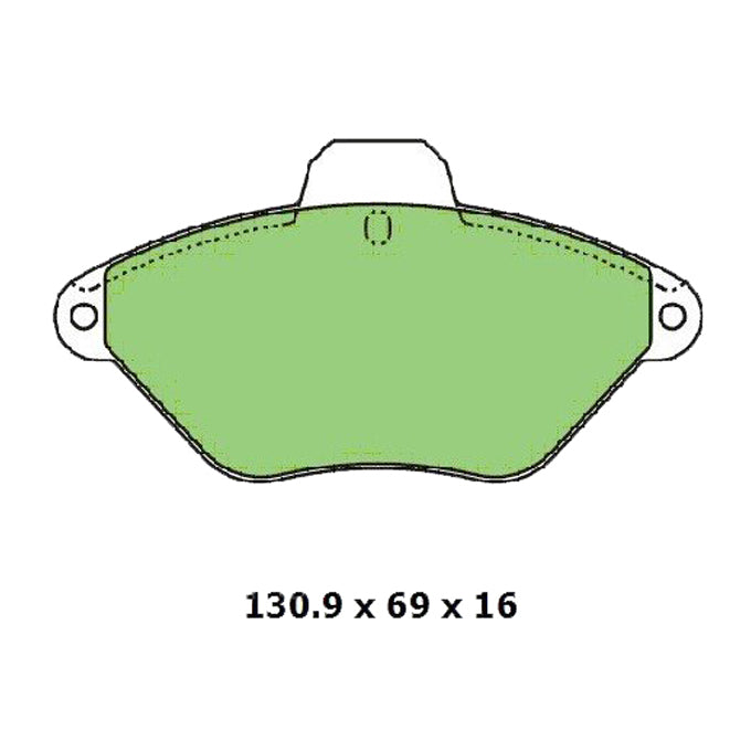 Protex Blue Disc Pads DB1922B