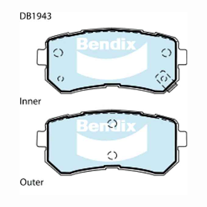 Bendix GCT Disc Pads DB1943GCT