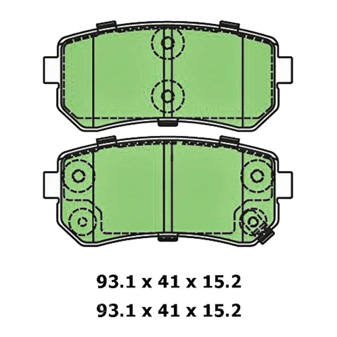 Protex Blue Disc Pads DB1943B