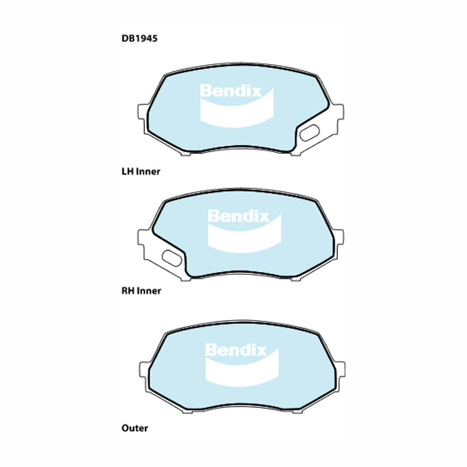 Bendix Heavy Duty Disc Pads DB1945HD