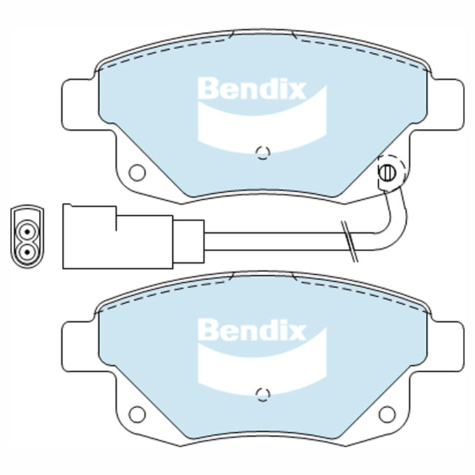 Bendix Heavy Duty Disc Pads DB1968HD