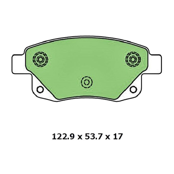 Protex Blue Disc Pads DB1968B