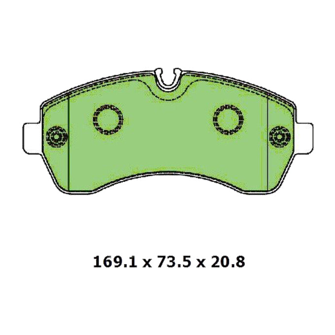 Protex Ultra Ceramic Plus Disc Pads DB1974UP