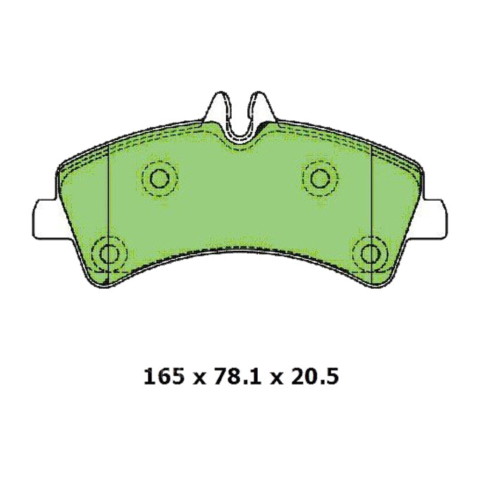 Protex Ultra Ceramic Disc Pads DB1975CP