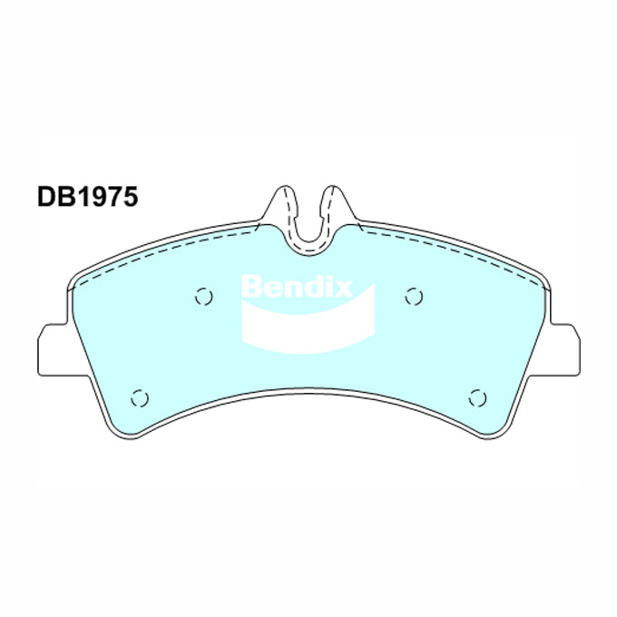 Bendix Heavy Duty Disc Pads DB1975HD