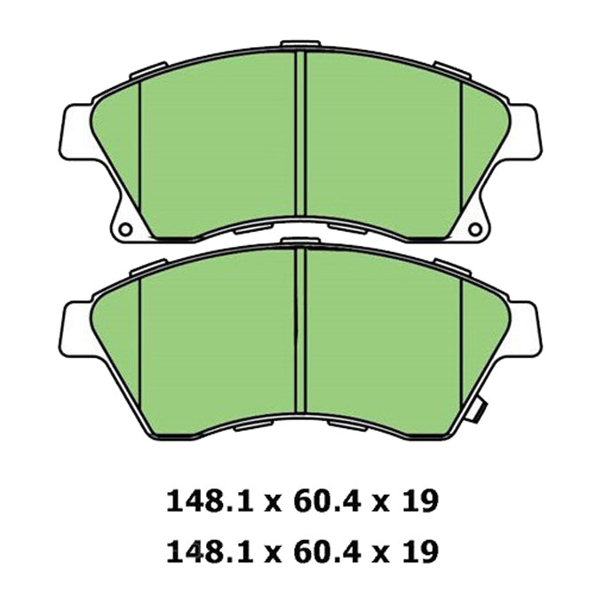 Protex Ultra Ceramic Plus Disc Pads DB1989UP