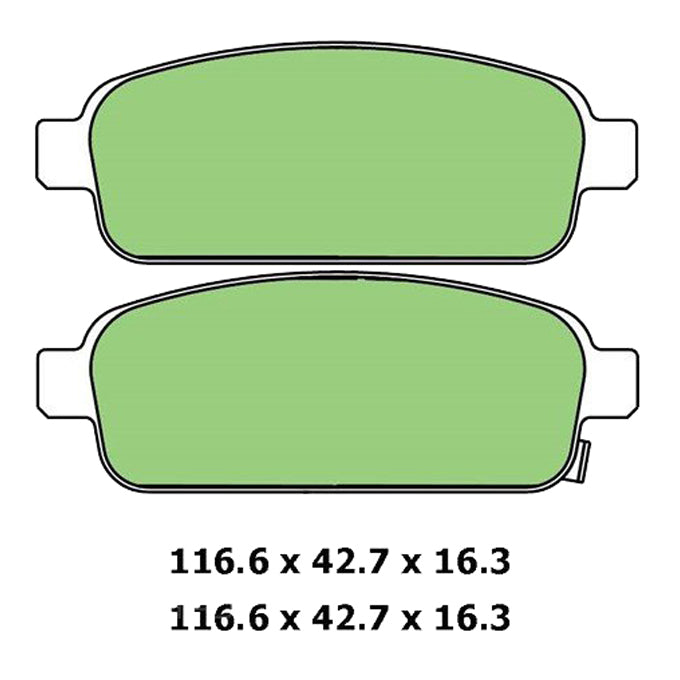 Protex Blue Disc Pads DB1990B