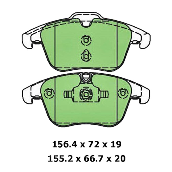 Protex Ultra Ceramic Disc Pads DB1998CP
