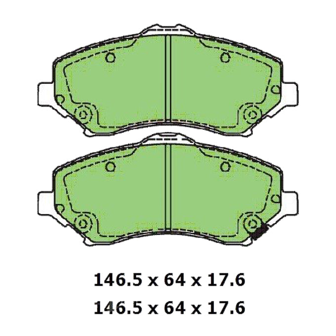 Protex Ultra 4WD Brake Pads DB2002F