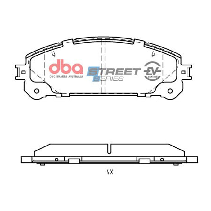 DBA Street Series EV Disc Pads DB2004SSEV