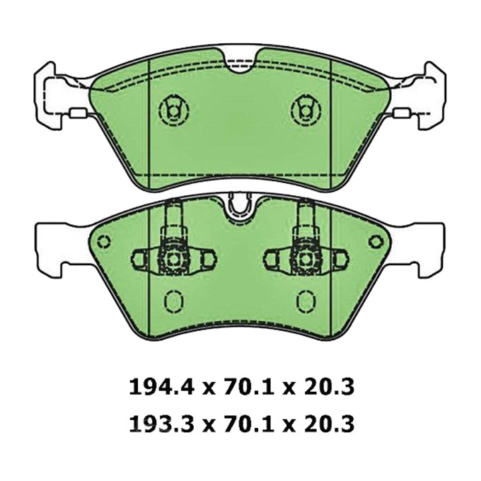 Protex Ultra Ceramic Disc Pads DB2048CP