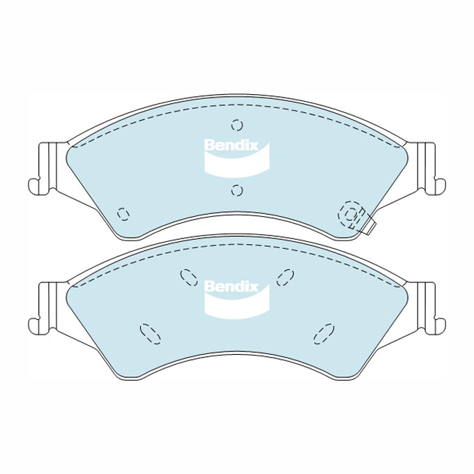 Bendix 4WD Disc Pads DB2074-4