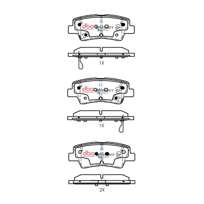 DBA Street Series EV Disc Pads DB2076SSEV