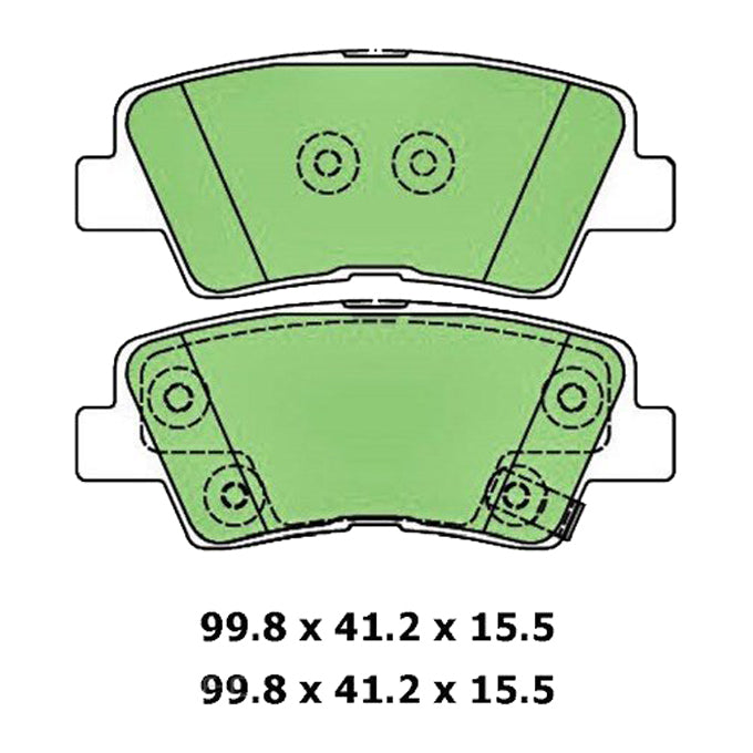 Protex Ultra Ceramic Disc Pads DB2088CP